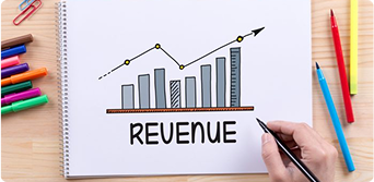 Revenue growth graph